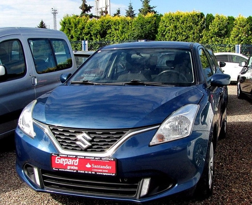 Suzuki Baleno cena 36898 przebieg: 180964, rok produkcji 2017 z Małomice małe 172